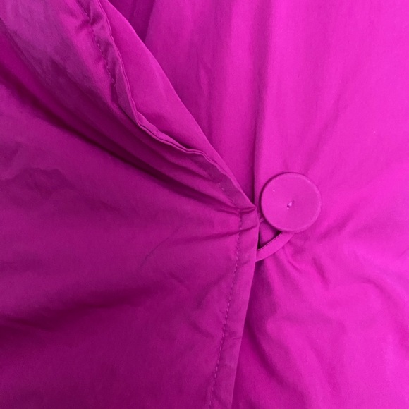 Anthropologie Maeve Crop Cocoon Puffer Jacket XS NEW NWT pink color - Picture 4 of 5